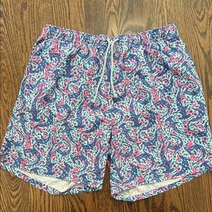 Stylish Blue and Pink Men's Shorts